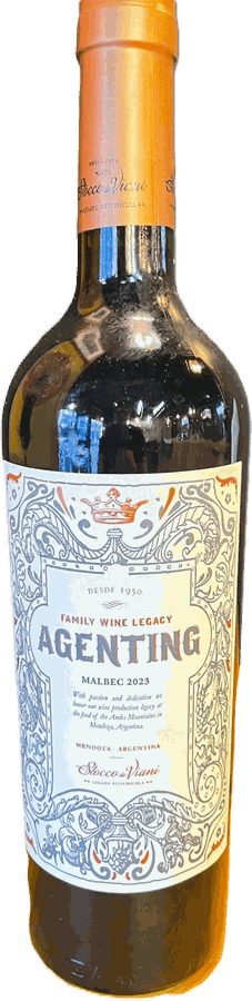 Botella de Argentine, Malbec