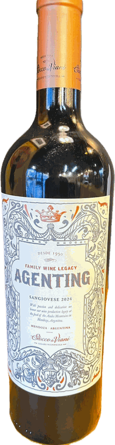 Botella de Argentine, Sangiovese