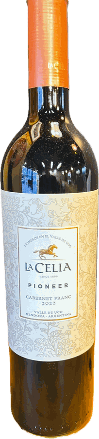 Botella de La Celia Pioneer, Cabernet Franc