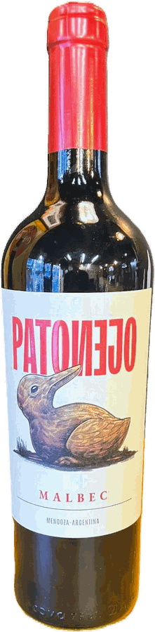 Botella de Patonejo, Malbec