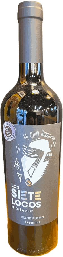 Botella de Los Siete Locos · El Desamor, Blend